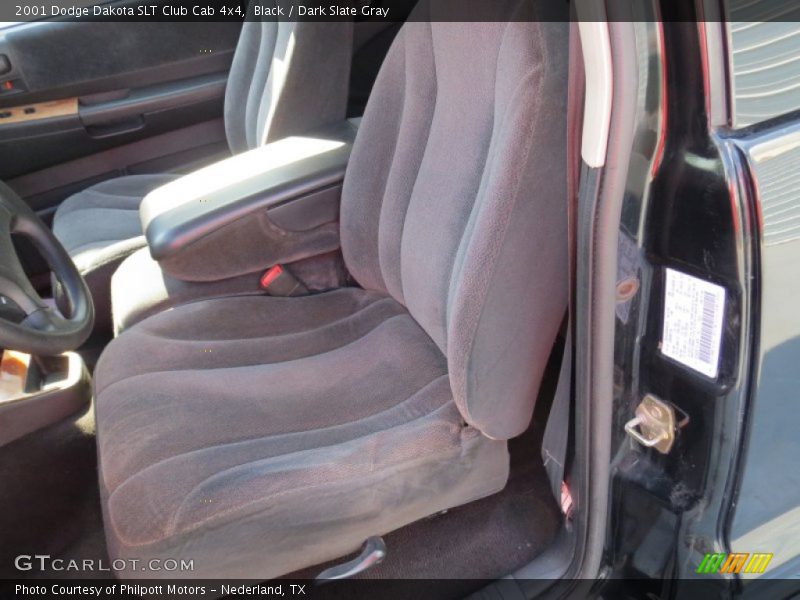 Black / Dark Slate Gray 2001 Dodge Dakota SLT Club Cab 4x4