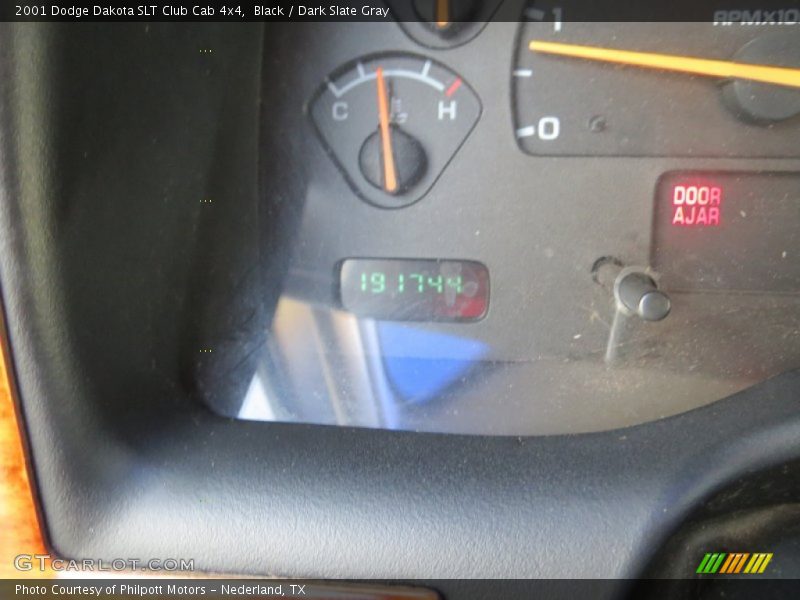 Black / Dark Slate Gray 2001 Dodge Dakota SLT Club Cab 4x4