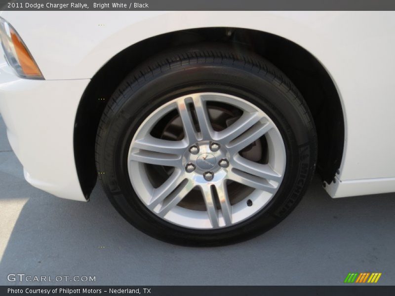 Bright White / Black 2011 Dodge Charger Rallye