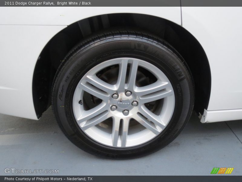 Bright White / Black 2011 Dodge Charger Rallye