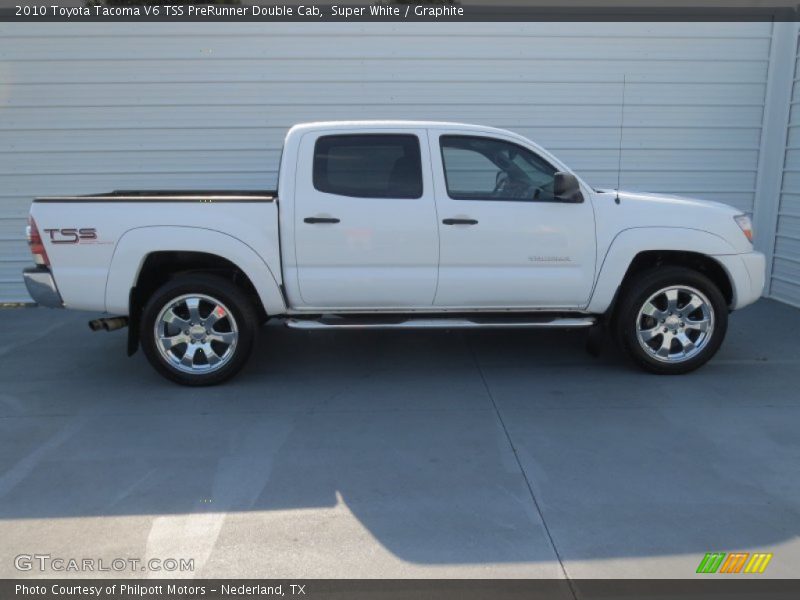 Super White / Graphite 2010 Toyota Tacoma V6 TSS PreRunner Double Cab