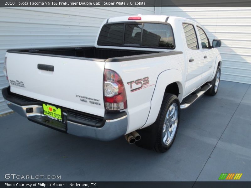 Super White / Graphite 2010 Toyota Tacoma V6 TSS PreRunner Double Cab