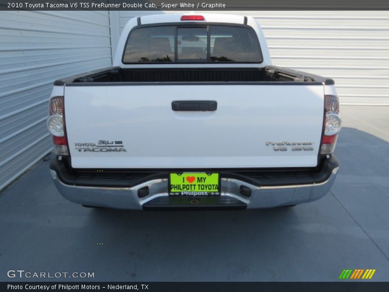 Super White / Graphite 2010 Toyota Tacoma V6 TSS PreRunner Double Cab