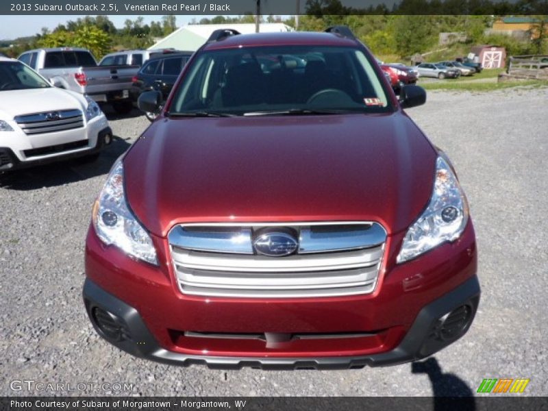 Venetian Red Pearl / Black 2013 Subaru Outback 2.5i