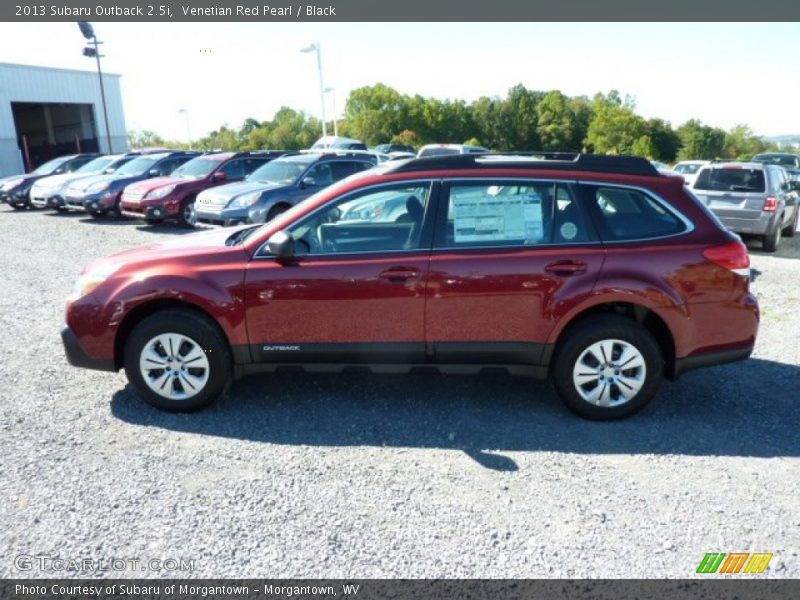 Venetian Red Pearl / Black 2013 Subaru Outback 2.5i