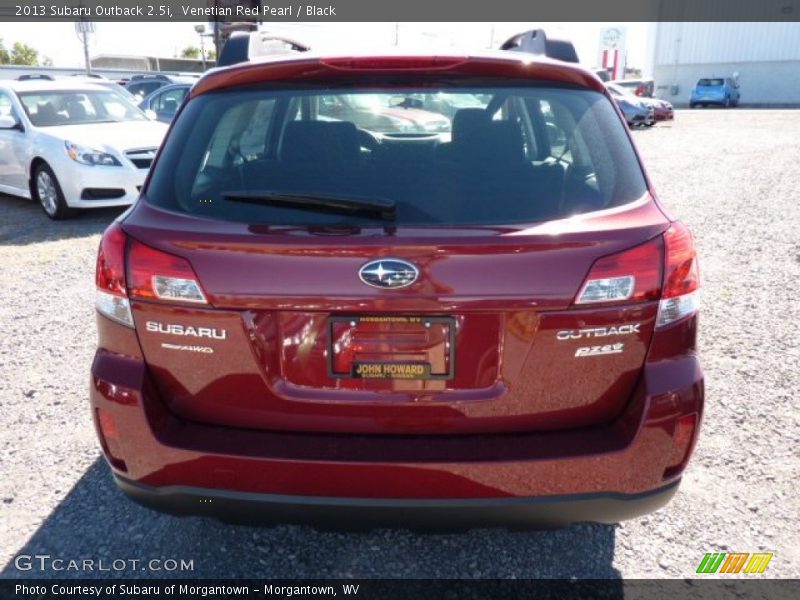Venetian Red Pearl / Black 2013 Subaru Outback 2.5i