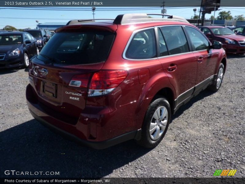 Venetian Red Pearl / Black 2013 Subaru Outback 2.5i