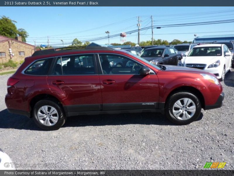 Venetian Red Pearl / Black 2013 Subaru Outback 2.5i