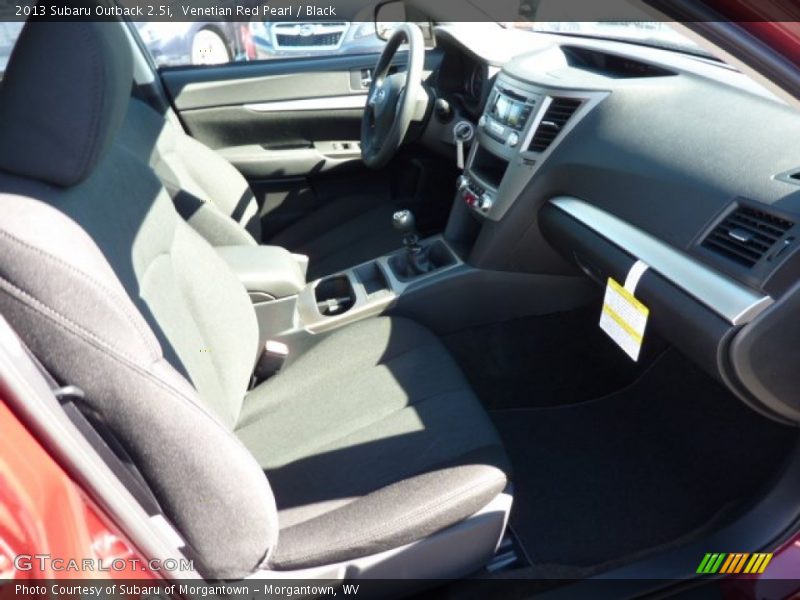 Venetian Red Pearl / Black 2013 Subaru Outback 2.5i