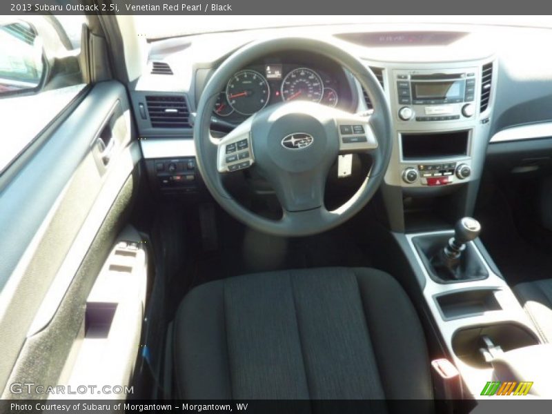 Venetian Red Pearl / Black 2013 Subaru Outback 2.5i