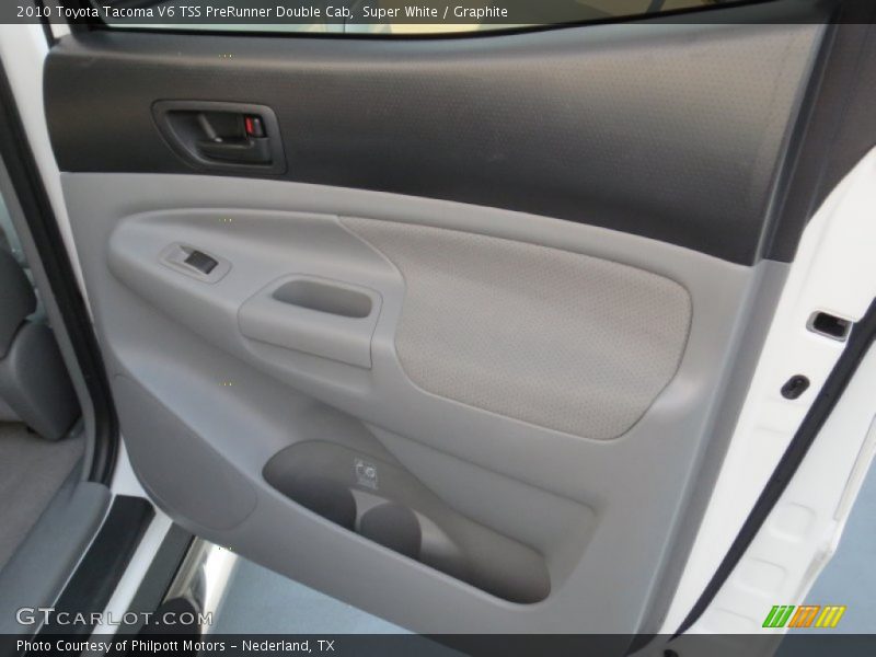Super White / Graphite 2010 Toyota Tacoma V6 TSS PreRunner Double Cab