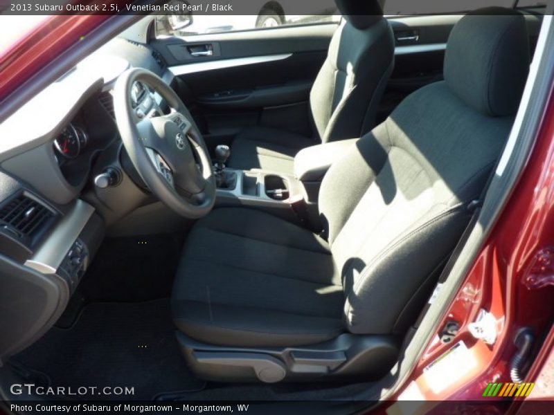 Venetian Red Pearl / Black 2013 Subaru Outback 2.5i