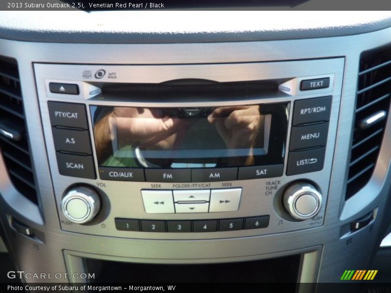 Venetian Red Pearl / Black 2013 Subaru Outback 2.5i
