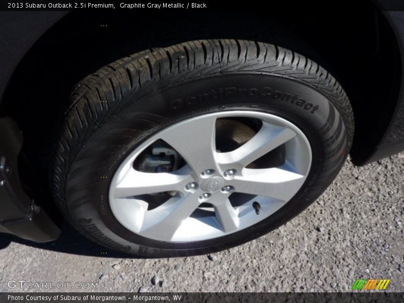 Graphite Gray Metallic / Black 2013 Subaru Outback 2.5i Premium