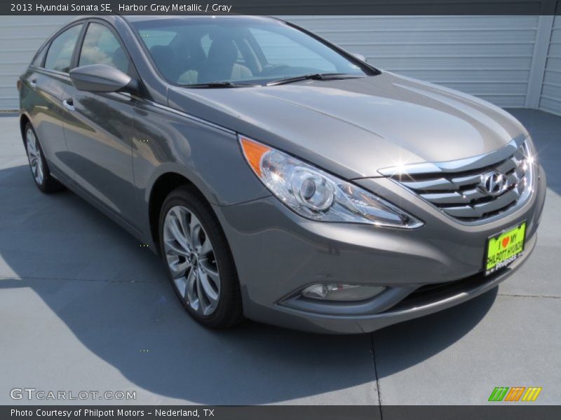 Harbor Gray Metallic / Gray 2013 Hyundai Sonata SE