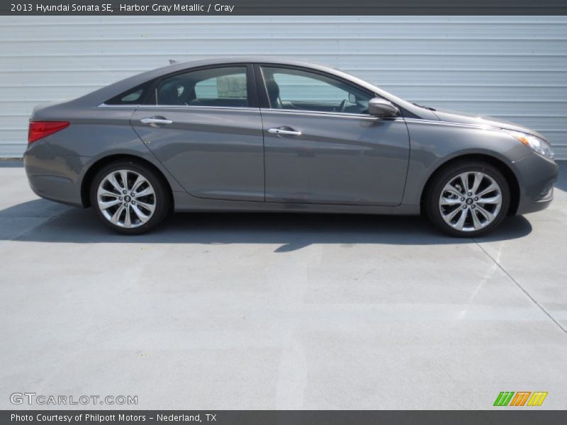 Harbor Gray Metallic / Gray 2013 Hyundai Sonata SE