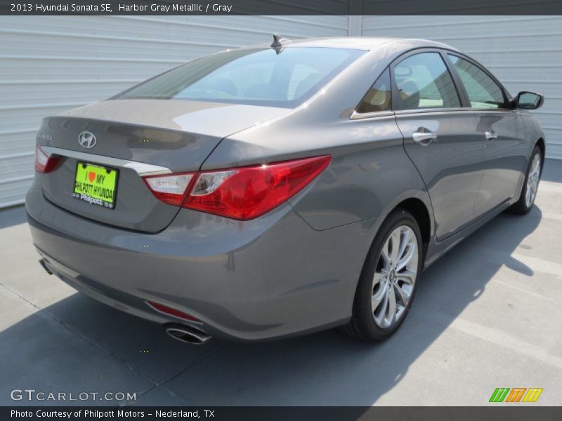 Harbor Gray Metallic / Gray 2013 Hyundai Sonata SE