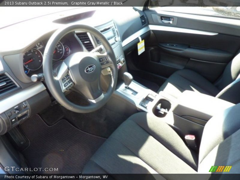 Graphite Gray Metallic / Black 2013 Subaru Outback 2.5i Premium