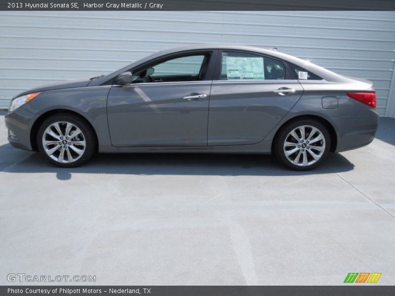 Harbor Gray Metallic / Gray 2013 Hyundai Sonata SE