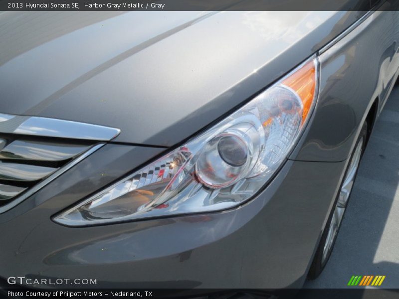 Harbor Gray Metallic / Gray 2013 Hyundai Sonata SE