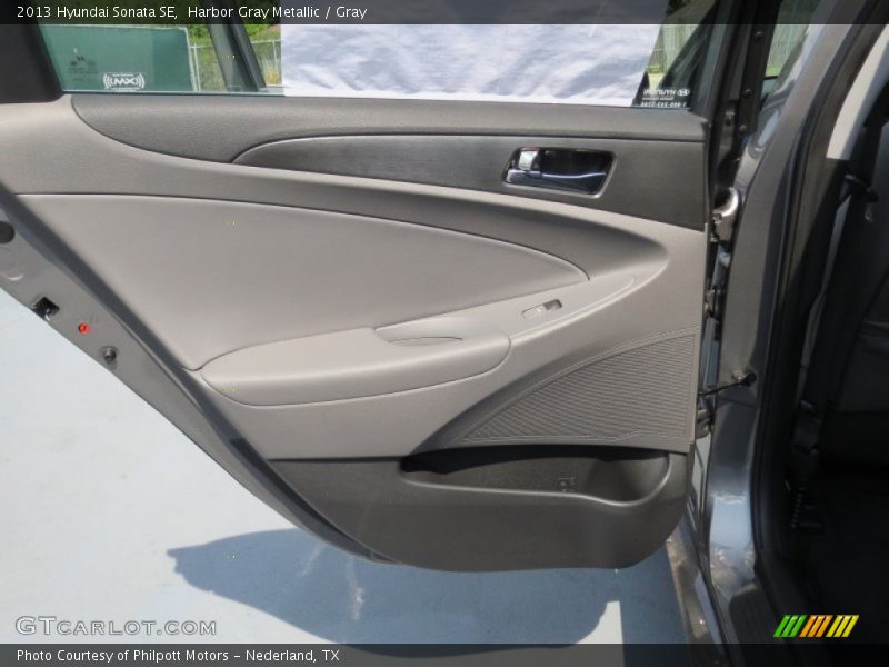 Harbor Gray Metallic / Gray 2013 Hyundai Sonata SE