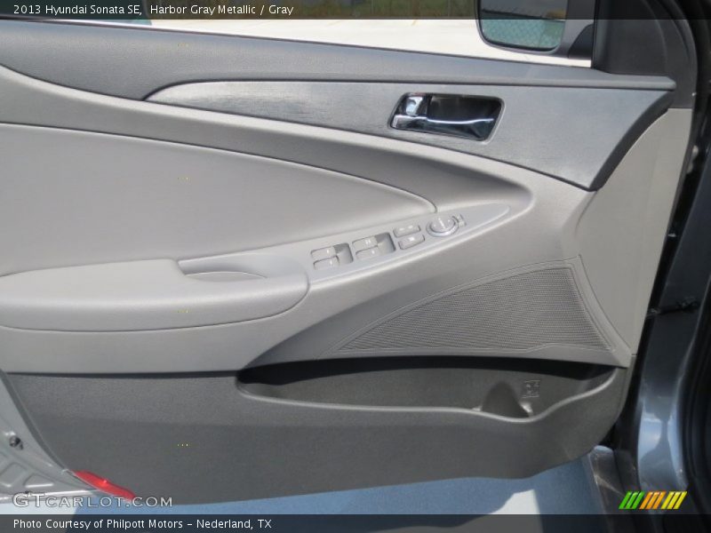 Harbor Gray Metallic / Gray 2013 Hyundai Sonata SE