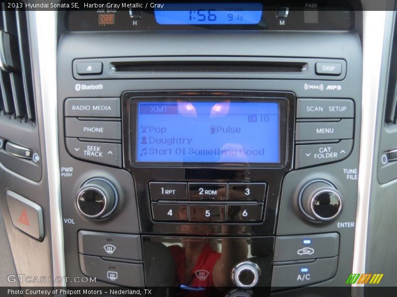 Harbor Gray Metallic / Gray 2013 Hyundai Sonata SE