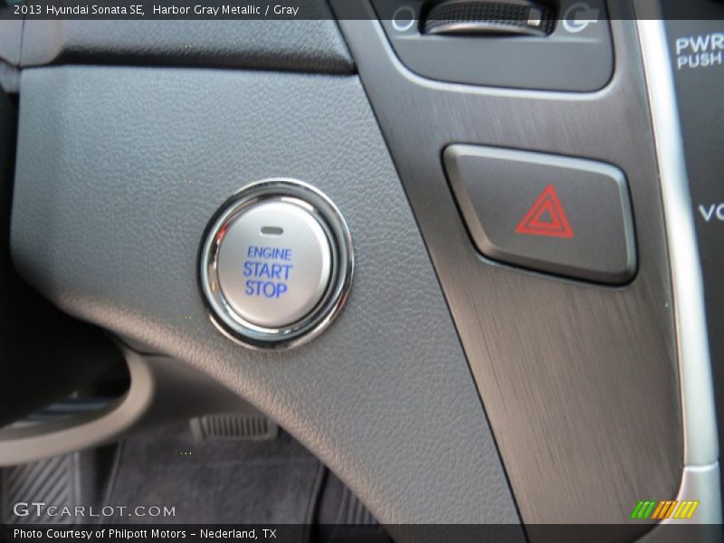 Harbor Gray Metallic / Gray 2013 Hyundai Sonata SE