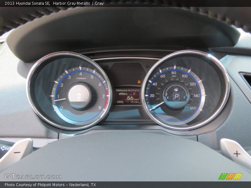 Harbor Gray Metallic / Gray 2013 Hyundai Sonata SE