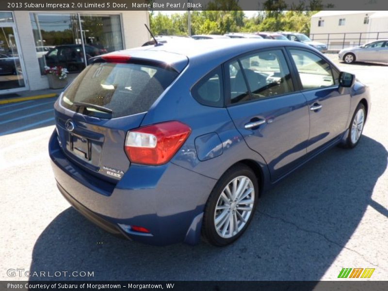Marine Blue Pearl / Black 2013 Subaru Impreza 2.0i Limited 5 Door