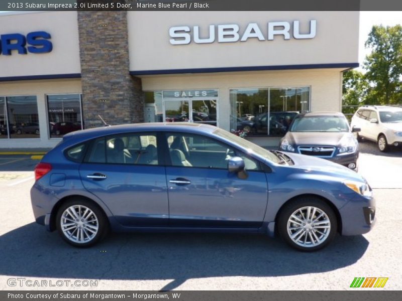 Marine Blue Pearl / Black 2013 Subaru Impreza 2.0i Limited 5 Door