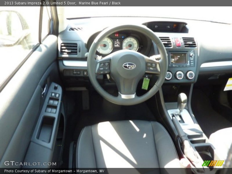 Marine Blue Pearl / Black 2013 Subaru Impreza 2.0i Limited 5 Door