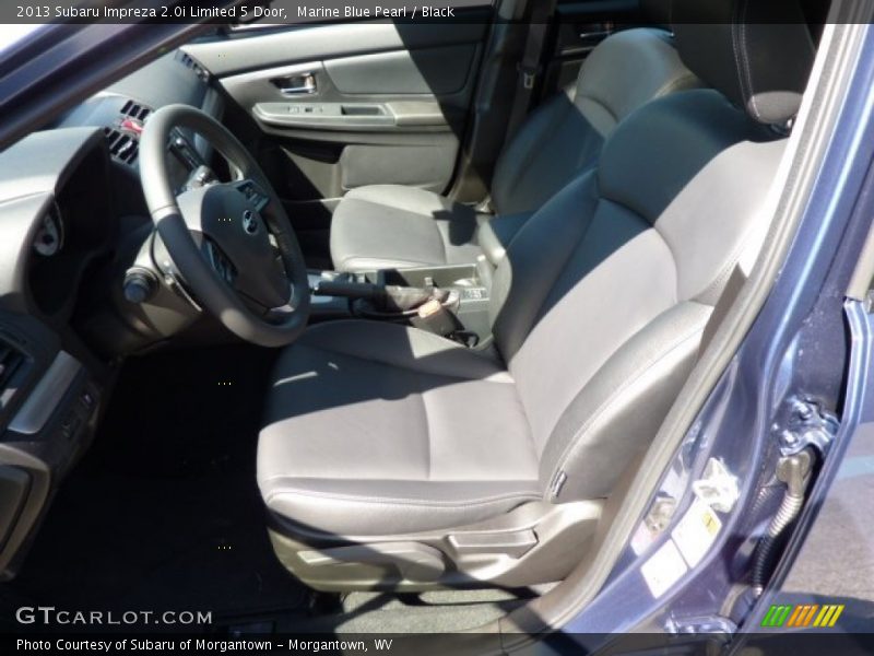 Marine Blue Pearl / Black 2013 Subaru Impreza 2.0i Limited 5 Door