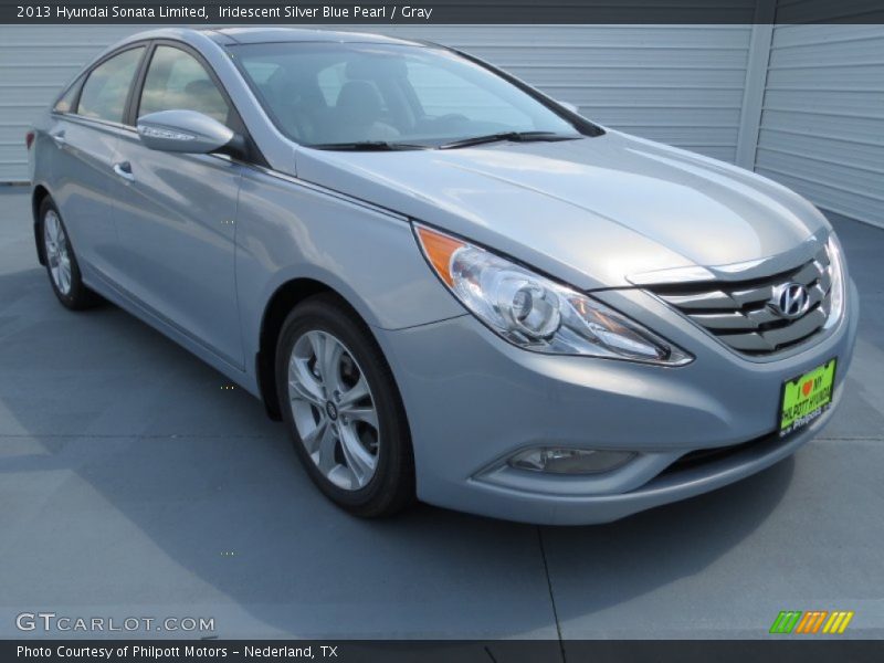 Iridescent Silver Blue Pearl / Gray 2013 Hyundai Sonata Limited