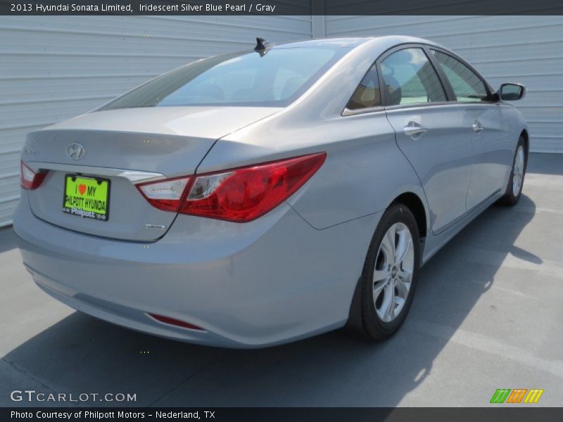 Iridescent Silver Blue Pearl / Gray 2013 Hyundai Sonata Limited