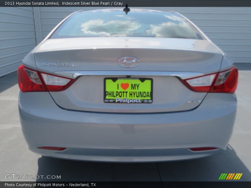 Iridescent Silver Blue Pearl / Gray 2013 Hyundai Sonata Limited