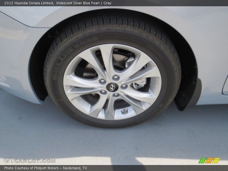 Iridescent Silver Blue Pearl / Gray 2013 Hyundai Sonata Limited