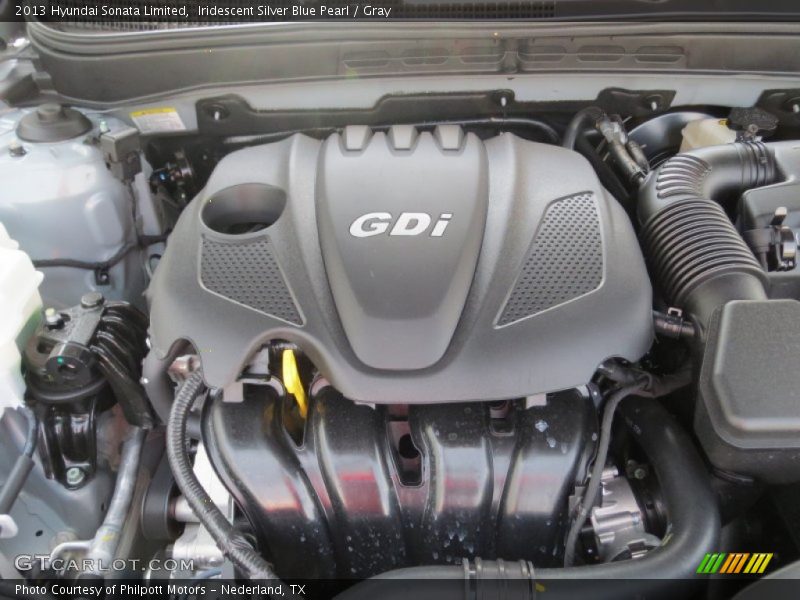 Iridescent Silver Blue Pearl / Gray 2013 Hyundai Sonata Limited