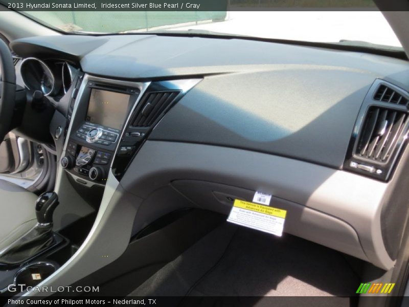 Iridescent Silver Blue Pearl / Gray 2013 Hyundai Sonata Limited