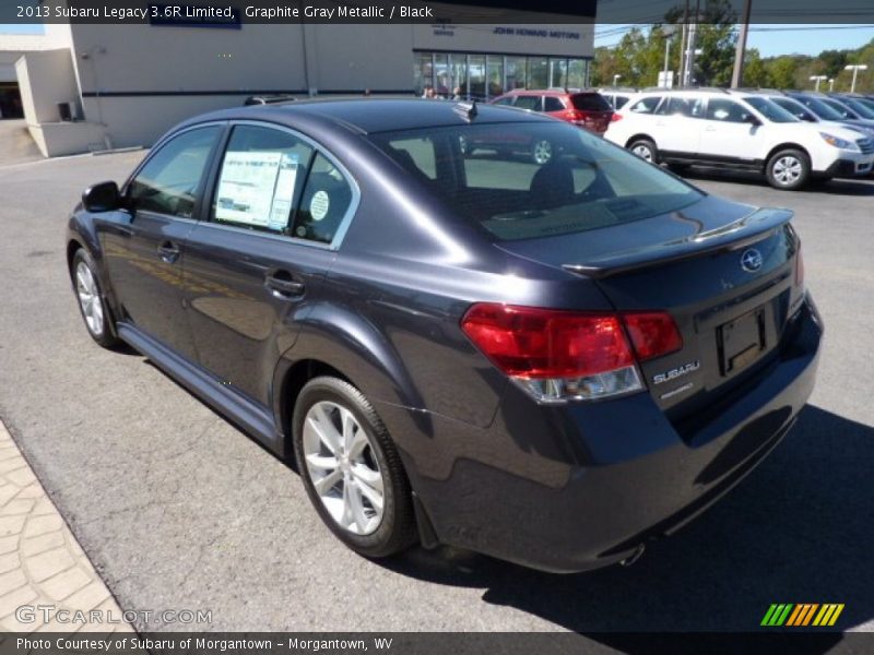 Graphite Gray Metallic / Black 2013 Subaru Legacy 3.6R Limited