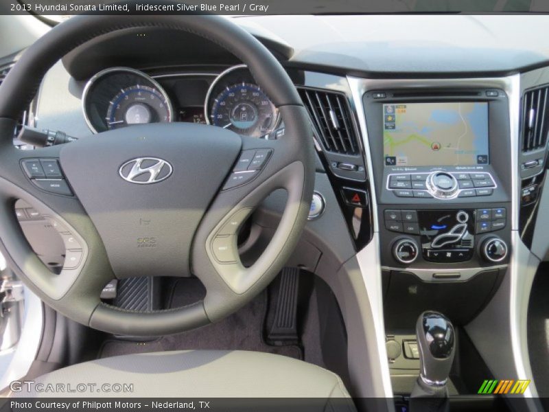 Iridescent Silver Blue Pearl / Gray 2013 Hyundai Sonata Limited