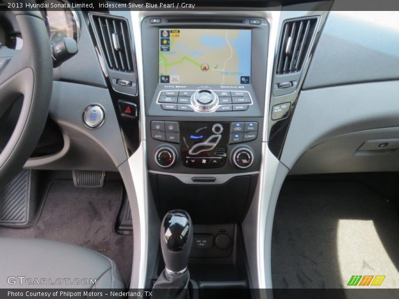 Iridescent Silver Blue Pearl / Gray 2013 Hyundai Sonata Limited