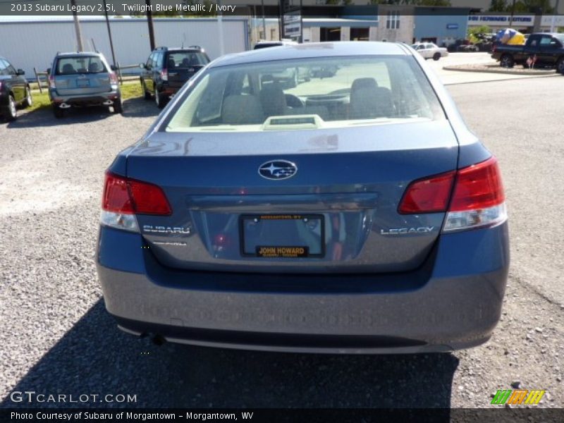 Twilight Blue Metallic / Ivory 2013 Subaru Legacy 2.5i