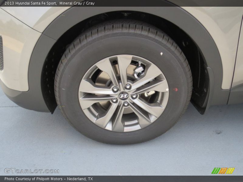Mineral Gray / Gray 2013 Hyundai Santa Fe Sport