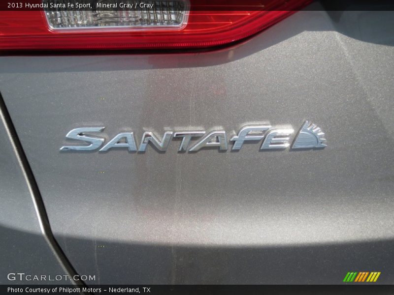 Mineral Gray / Gray 2013 Hyundai Santa Fe Sport
