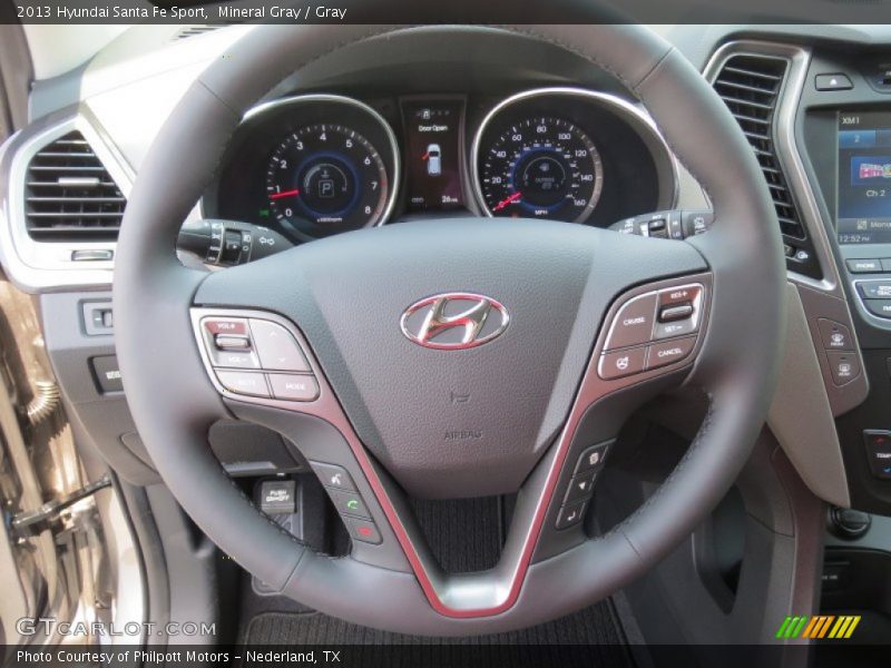Mineral Gray / Gray 2013 Hyundai Santa Fe Sport