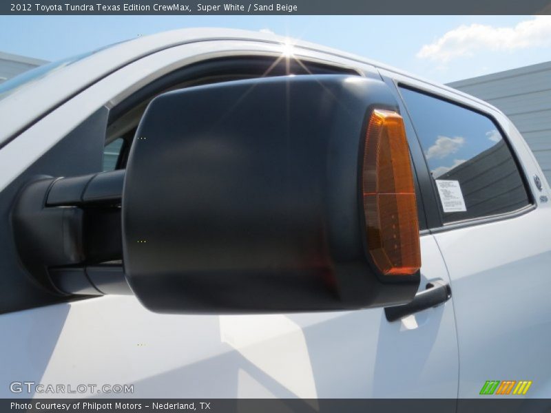 Super White / Sand Beige 2012 Toyota Tundra Texas Edition CrewMax