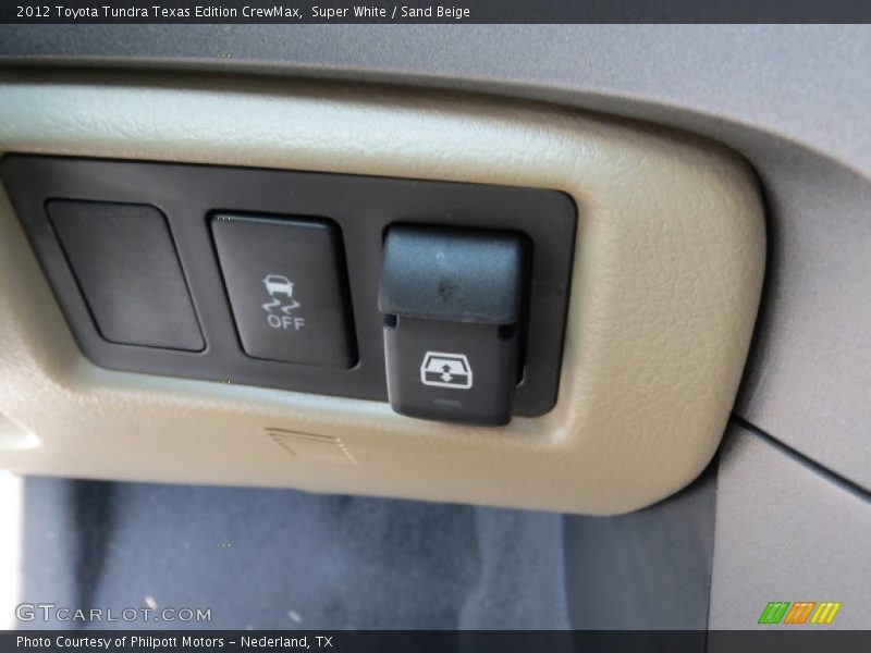 Super White / Sand Beige 2012 Toyota Tundra Texas Edition CrewMax
