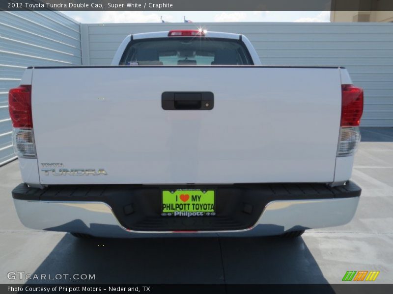 Super White / Graphite 2012 Toyota Tundra Double Cab
