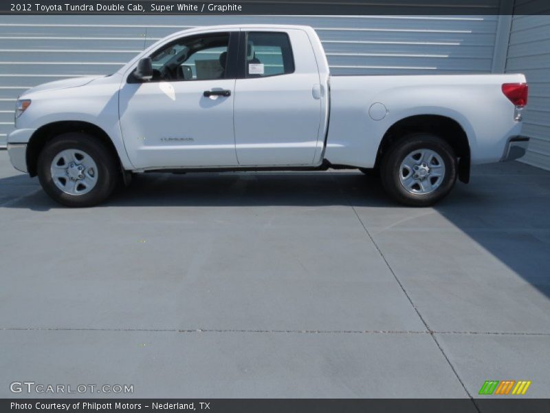 Super White / Graphite 2012 Toyota Tundra Double Cab